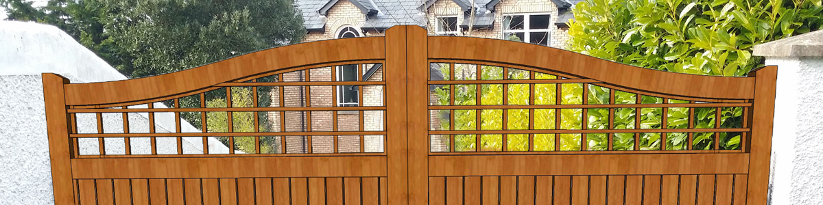 Hydepark Gate  from the Timbergate Traditional Range of Timber Gates